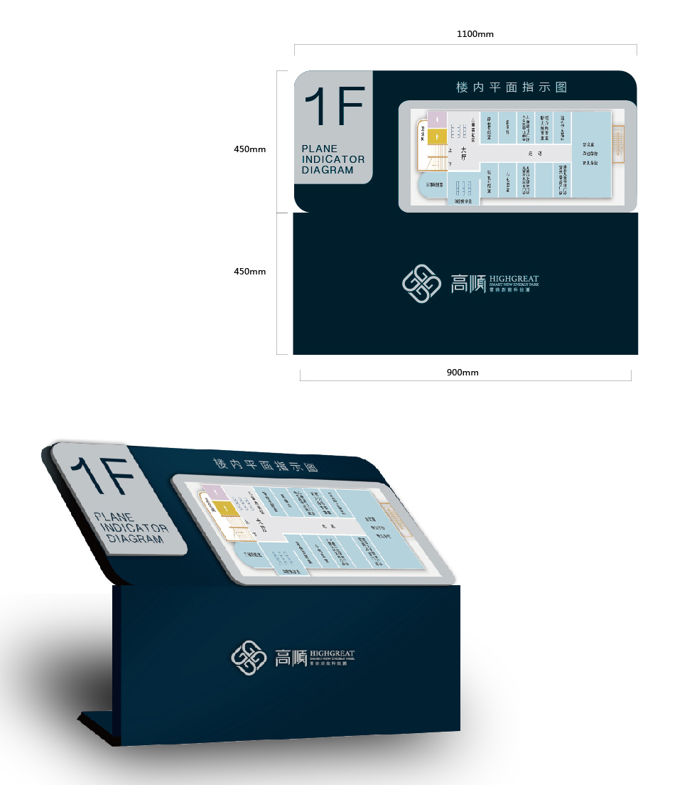 高順雲(yún)港新能科技園  導(dǎo)示系統(tǒng)設(shè)計   導(dǎo)示設(shè)計