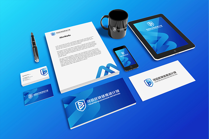 商標設計  logo設計 公司logo設計  可信區塊鏈聯盟