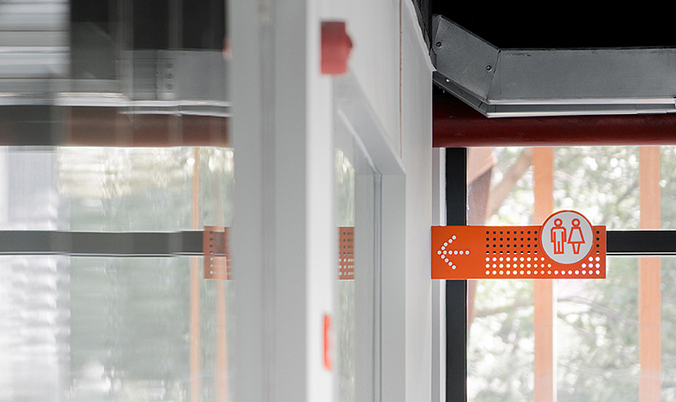 園區空間設計，空間導視設計，路牌設計