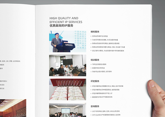 中國專利保護協會  宣傳冊設計,產品畫冊設計,畫冊設計
