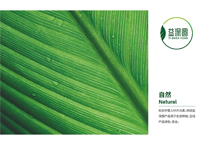 日燦生態—益深圓  商標設計  品牌標志設計  項目logo設計